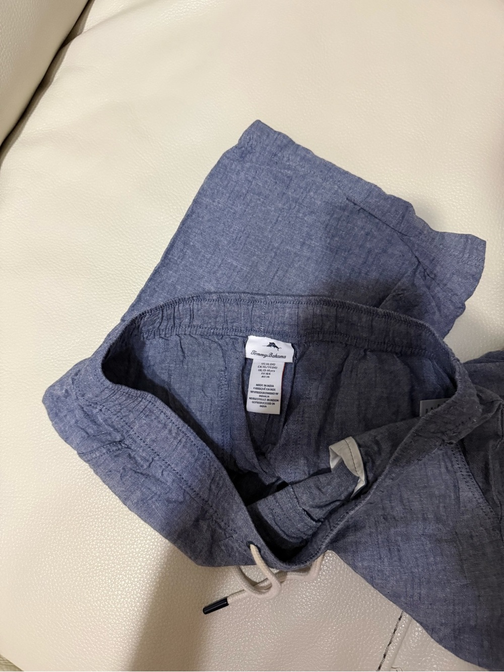 Tommy Bahama Casual Boys' Navy Drawstring Shorts Size 14 XL - Picture 4 of 4